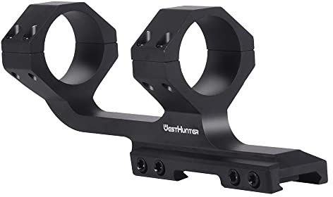 WestHunter Optics 30 mm Cantilever Picatinny Scope Mount | Black