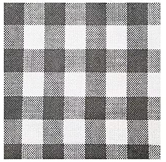 Papier peint autocollant en vinyle à carreaux noir et blanc