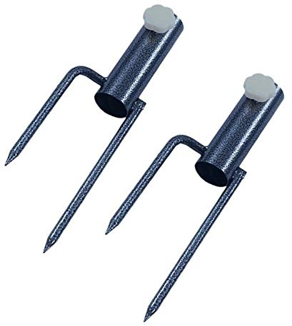 LANGZDHE 2 Stücke Große Regenschirmbasis for Outdoor Sonnenschirm Stall Regenschirm Angelschirm Werbung (Color : Black)