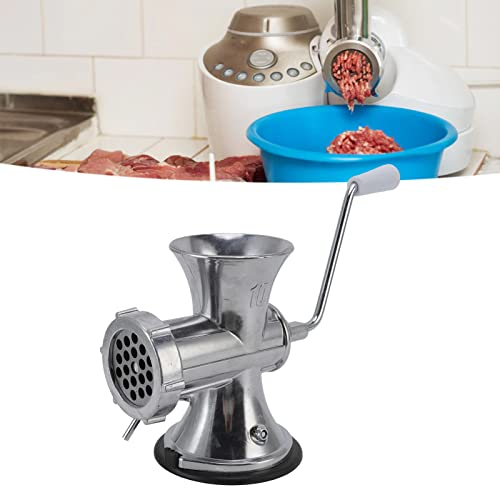 Manueller Fleischwolf , Silberner Saugnapf , Fleischwolf , Aluminiumlegierung , Wurstfüllung Zur Herstellung von Knödeln , Eiersalat , Hähnchen Hamburger , Insbesondere Babynahrung