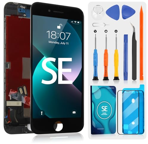 ARSSLY LCD Schermo per iPhone SE 2022 Display per iPhone SE 3a Generazione A2783 A2595 A2785 A2782 A2784 4,7 Digitizer Touch Schermo Assembly con Strumenti