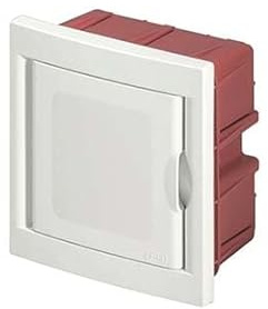 Centralino da incasso 4 moduli con cornice bianca e portello bianco 160x170x75mm IP40 FAEG - FG14604