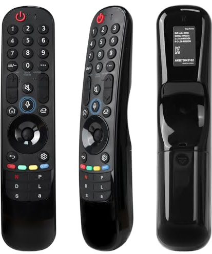 Neue Sprachfernbedienung MR23GA Fit für LG Magic TV, kompatibel für LG Smart 4K UHD OLED QNED NanoCell TV 2023, mit Sprachfunktion