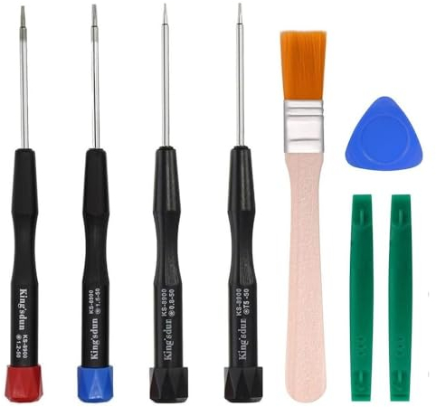 Juego de 8 destornilladores Pentalobe, 5 puntos de estrella de 0,8 mm, 1,2 mm y 1,5 mm, Pentalobe Screwdriver o P2 P5 P6 o Ts1 Ts4 Ts5 y T5 Torx para iPhone MacBook Pro Air Reparación Set de