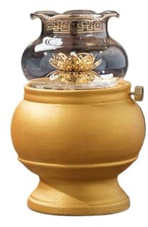 Öllicht, klassische winddichte Ghee-Lampe for Zuhause, flüssig, tragbar, for Basteln, Öllampe, Beleuchtung im alten Stil, langes Licht, Öllampe, rauchfreie Kerosinlampe for den Innenbereich, for Schla
