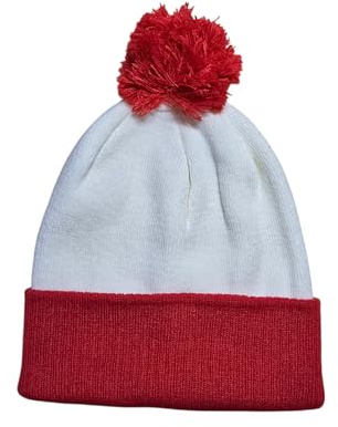 Mütze besticken Lassen, Personalisieren (DE/NL/SE/PL, Alphanumerisch, Einheitsgröße, weiß/rot)