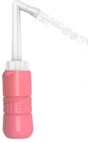 Spruzzatore per bidet portatile, bidet da viaggio portatile - Bidet per WC da 300 ml - Bottiglia perineale, bidet ricaricabile per casa, viaggi, attività all'aperto, doccia in bagno