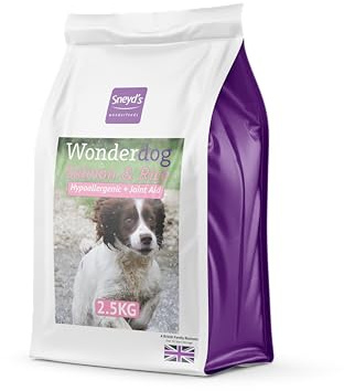 Wonderdog Premium Hypoallergenic Salmon & Rice Dog Food with Joint Care (2.5kg)