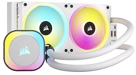 Corsair iCUE Link H100i RGB AIO Kit de Refrigeración Líquida Blanco (Reacondicionado)