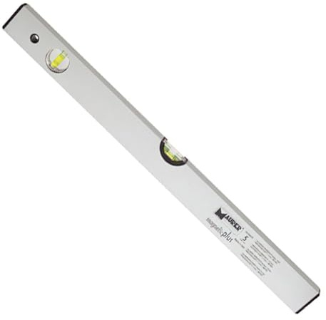 Nivel tubular - nivel de 120 cm con sistema magnético, 3 burbujas de nivelación, carcasa de aluminio, ligero y portátil. Ideal para trabajos precisos. #