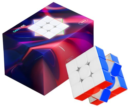 Bukefuno GAN 16 Maglev MAX UV 3x3 Magnetischer Zauberwürfel Speed Puzzle Stickerless Cube Magic 56mm GAN16 Maglev UV Würfel 2025 Flaggschiff (UV-beschichtet glänzend)