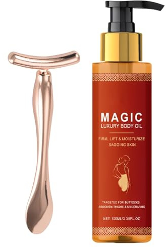 2 PCS Magic-Olio per il corpo, Skin Lux Magic Olio,con ingredienti naturali al 99%, Olio idratante per il corpo,Adatto per Pelle Secca, Anti Smagliature,olio nutriente