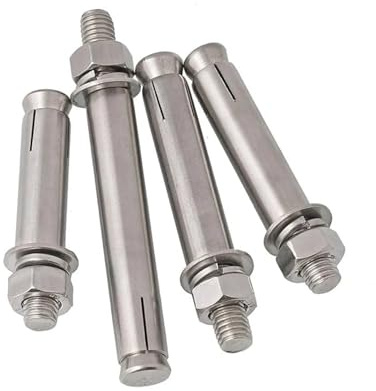 Ankerbolzen, Ösenbolzen M6-M12 Spreizdübel, verstärkte Ausführung, Edelstahl 304(M12x100 Pack 5)