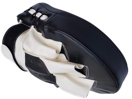 HYTROVE Almohadilla de Mano Acolchada para Artes Marciales, Escudo Curvado de PU Grueso para Entrenamiento de Taekwondo y Kickboxing, Protección Resistente para Práctica de Golpes