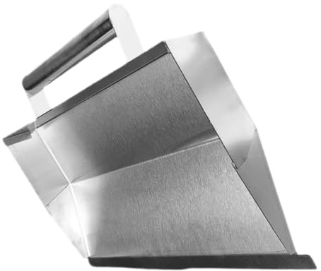 CHICAMPERA Llana para Alisado de Paneles de Yeso Diseño Ergonómico y Forma Única de Acabado de Acero Inoxidable y Acabado de Hormigón para Trabajos de Pintura