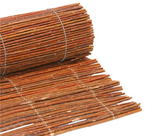 AFP Weidenmatte Winterschutz Pflanzen, 40 x 100 cm/Stammschutz Bäume • Frostschutz Kübelpflanzen/Deko/Bastelmatte/Winterschutz Pflanzen / 2 Jutesäckchen gratis