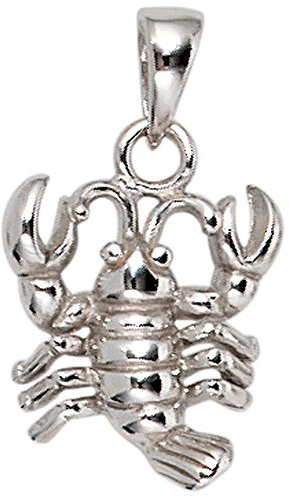 Jobo Sternzeichen-Anhänger Krebs aus 925 Sterling Silber