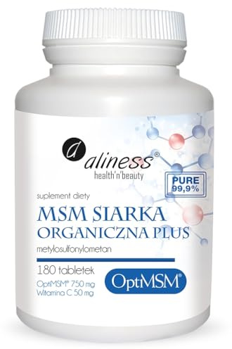 MSM organischer Schwefel OptiMSM plus 180 Tabletten Aliness