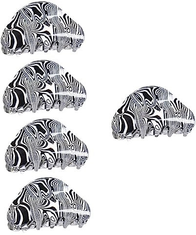 Beaupretty 5 Pièces Pince à Cheveux Barettes Cheveux Clips Cheveux Pinces à Griffes Pince Cheveux Pince a Cheveux Pinces à Cheveux Ancien Feuille D'acétate Grosse Épingle à Cheveux