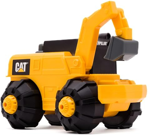 CatToys Official Unstoppable Movers Excavator Toy | Cat Excavator with Big Wheels and Functional Lights | Construction Vehicle for Kids from 3 Years