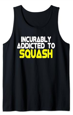 Addicted to Squash - Squash Spieler Spruch Tank Top