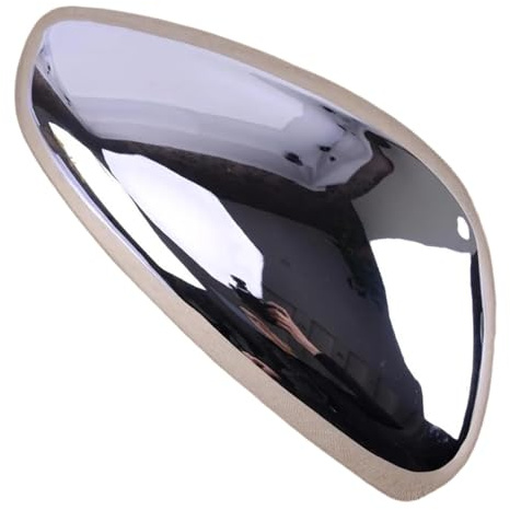 Calotte Specchio 2 Pz Argento ABS Cromato Auto Placcato Lato Copertura Dello Specchio Retrovisore Trim Misura Per Peugeot 2008 208 2013 2014 2015 2016 2017 Copri Specchietto