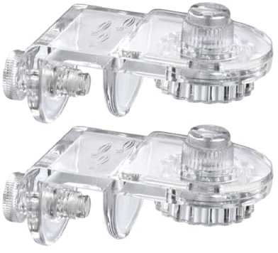 Ziennhu Aquarium-Deckelgriff – Acryl randlose Glas-Himmel-Clips, Abdeckung für Deckel und Haube, randloses Aquarium-Zubehör