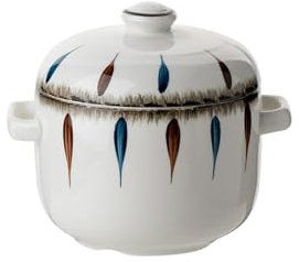 MZPOZB Ceramic Soup Tureen Ceramic Stew Pot 500ML Egg Bowl Homemade Egg Stew Small Soup Cup Stew Bowl Tableware Home Kitchen Supplies Dinnerware(Light blue)