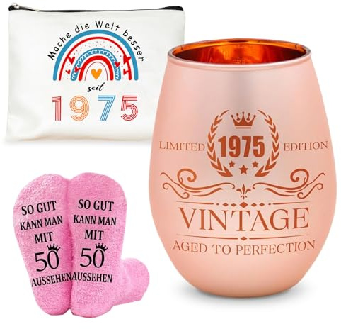 Coffret cadeau pour femme 4 pièces - Collection de bière en bouteille - Contient des chaussettes de verre à bière et une trousse de maquillage - Un merveilleux cadeau pour la femme dans votre vie