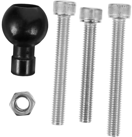 HAPINARY Support de Fixation Guidon avec Base à et Vis Accessoire Aux Intempéries pour Porte Téléphone Compatible Navigation et Photos