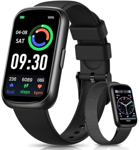 DEKELIFE Fitness Tracker, Smart Watches for Women/Men, 24/7 Heart Rate Monitor Watch with Sleep Tracker, Step Counter, 20+ Sport Modes Fitness Watches for Women/Men, Android Smart Watch for Phones