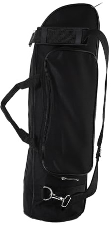 GALPADA Paquet De Transport Noir Pour Trompette En Tissu Oxford Étui De Transport Portable Résistant à L'usure Paquet De Rangement Compact Pour Instrument De Musique
