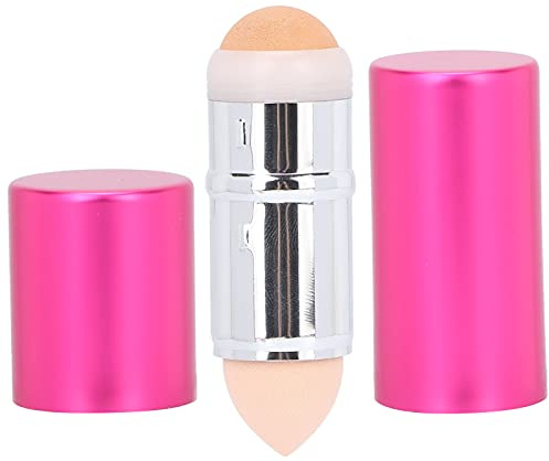Gomme de maquillage de contrôle d'huile de rouleau facial pour des accessoires de Massage de visage de soin de peau (Roller absorbant l'huile-rose rouge)