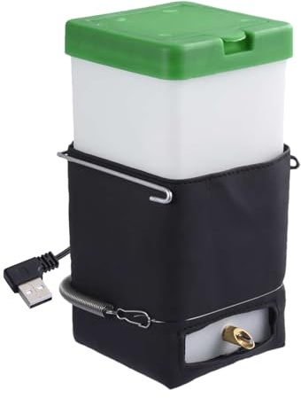 1000ml Beheizte Wasserflasche Für Kaninchen Kleine Tiere 18x8x8cm Thermostatische Kontrolle 20°C Kleintiertränke Mit Tropffreier Düse Sichere Bisssichere Hamster Wasserflasche Für Meerschweinchen Pja