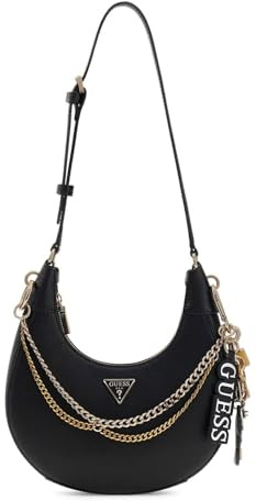GUESS Schultertasche Davina Shoulder Bag Black schwarz
