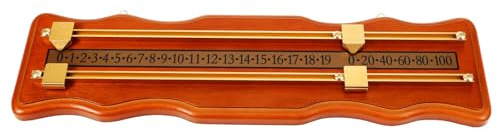 ibasenice Tableau de Score Snooker 2 Voies en Panneau Dense, 1 Set | Affichage Pratique, Métal, pour Table de Snooker, Jeux en Salle, Protège la Surface