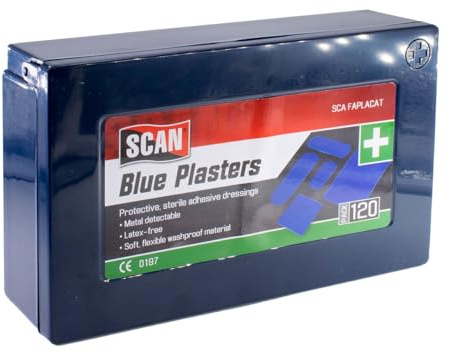 Scan FAPLACAT Hydroskopisches Pflaster-Sortiment, Blau, 100 Stück