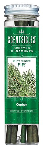 Scentsicles White Winter Fir, bâtonnets parfumés, parfum de sapin fraîchement coupé, parfumé pour les environnements de Noël, parfum, arbre de Noël artificiel, couronne de l'Avent, décoration