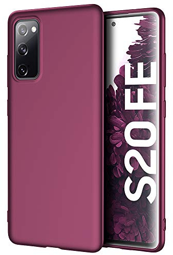 X-level Skal Kompatibelt med Samsung Galaxy S20 FE Fodral, Tunn Telefonskal Silkeslen Mjuk Smal Skydd för Samsung S20 FE 5G - Burgund