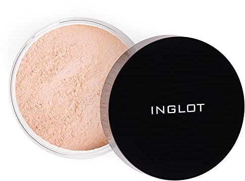 Inglot HD Schimmernder Loser Puder NF, Zarter loser Puder mit Diamantstaub, ideal um kleinen Unvollkommenheiten zu kaschieren, ideal für die tägliche Anwendung, 4.5 g : 42