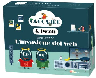 Asmodee Coco Rido L'Invasione Del Web, Divertente Gioco Da Tavolo Per Adulti, Black Humor, da 3 a 10 Giocatori, Edizione In Italiano, Multicolore, da 18 Anni