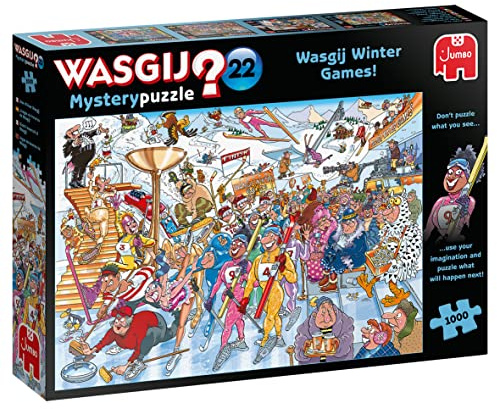 Wasgij, Mystery 22 - Winterspiele!, Puzzle 1000 Teile Erwachsene