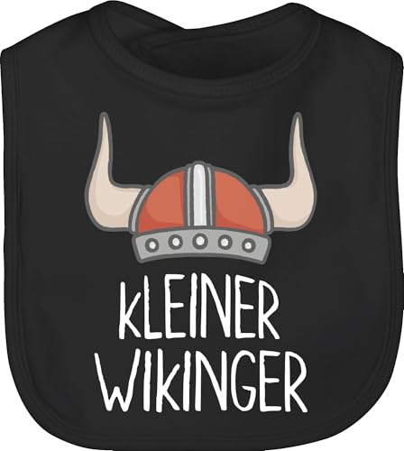 Shirtracer - Baby Lätzchen - & Walhalla - kleiner Wikinger weiß