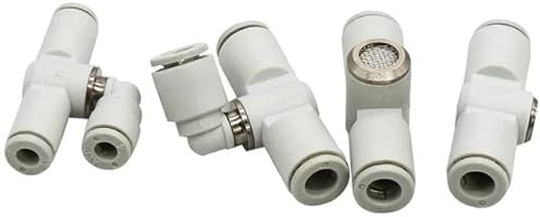 Pneumatik Schnellentlüftungsventil IQS 4mm 6mm Abluft über Pneumatikschlauch oder Schalldämpfer Schnellentlüfter (6mm - Abluft über Schlauchanschluss)
