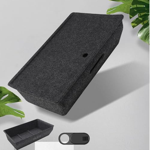 FanpBow Fit For Under Seat Storage Box with Cover, 2PCS Felt Storage Box Tray Bins Organizer Accessories 2020 2021 2022