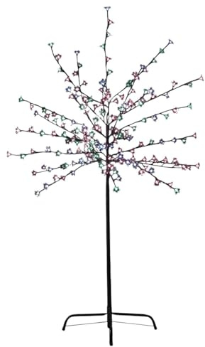 FEERIC LIGHTS & CHRISTMAS Árbol Luminoso Exterior Prunus H 1,5 m 200 LED + Transformador