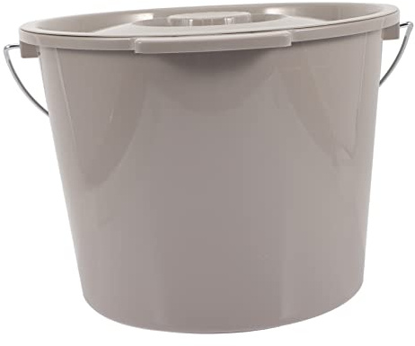 Orinal de Anciano con Tapa y Asa, Pp Portátil para Uso Diario | Reutilizable, Fácil de Limpiar, para Pacientes y Niños, Formato Compacto para Dormitorio