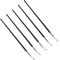 5 Stöcke Abgewinkeltes Eyeliner Pinsel Set für Perfektes Augen Make up, Teiliger Gebogener Pinsel in Ultrafeinen, Definierten und Make up Stilen, Multifunktionales Make up Pinsel Set