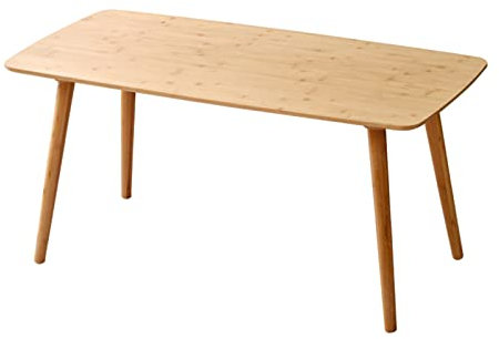 Couchtisch, moderner Cocktailtisch, großer Beistelltisch mit Holzbeinen, einfacher Zusammenbau, Mitteltisch für Wohnzimmer, Büro, Hotel, rechteckig (Größe: 120 x 60 x 60 cm, Farbe: A)