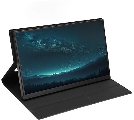 Monitor Portátil de 11,6 Pulgadas, Portátil 1080P FHD IPS Segunda Pantalla, USB C HDMI Gaming Monitor Pantalla Externa con Smart Cover, Altavoces, HDR para Portátil PC Teléfono